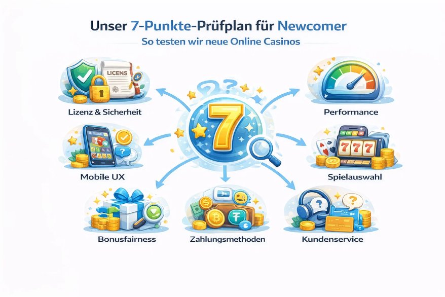 Unser 7-Punkte-Prüfplan für Newcomer